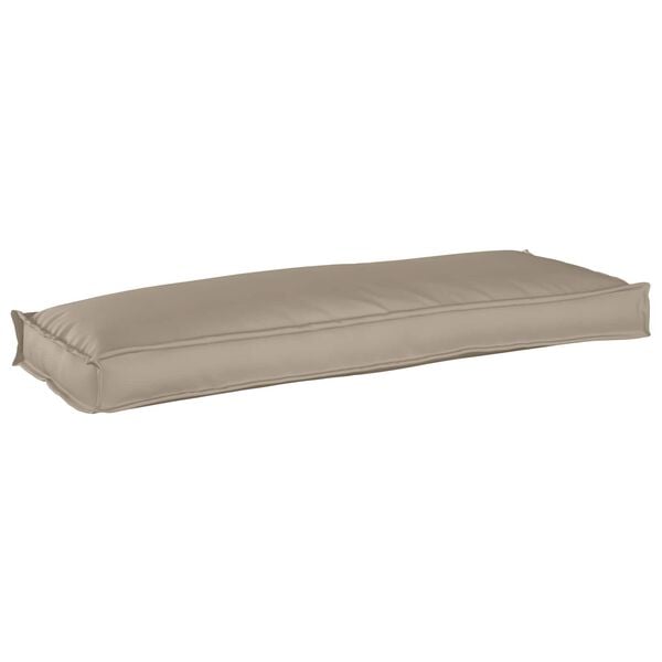 vidaXL Coussin Taupe 110 x 40 x 8 cm Tissu Oxford