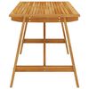 vidaXL Ensemble &agrave; manger de jardin 7 pcs Bois d'acacia solide