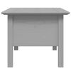 vidaXL Table basse BODO gris 100x55x46 cm bois de pin massif