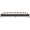 vidaXL Cadre de lit sans matelas noir 180x210 cm velours