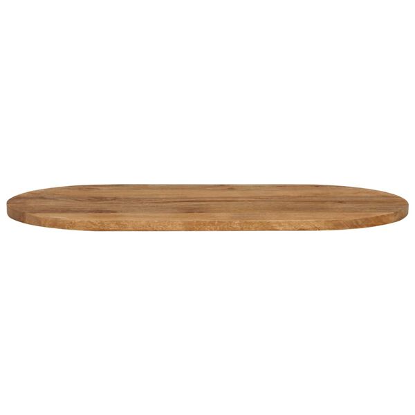 vidaXL Dessus de table 140x60x2,5 cm ovale bois massif de manguier