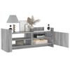 vidaXL Meuble TV Sonoma gris 100x35x40 cm Bois d'ing&eacute;nierie