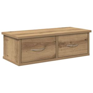 vidaXL Armoire murale ch&ecirc;ne artisanal 60x26x18,5 cm bois d'ing&eacute;nierie