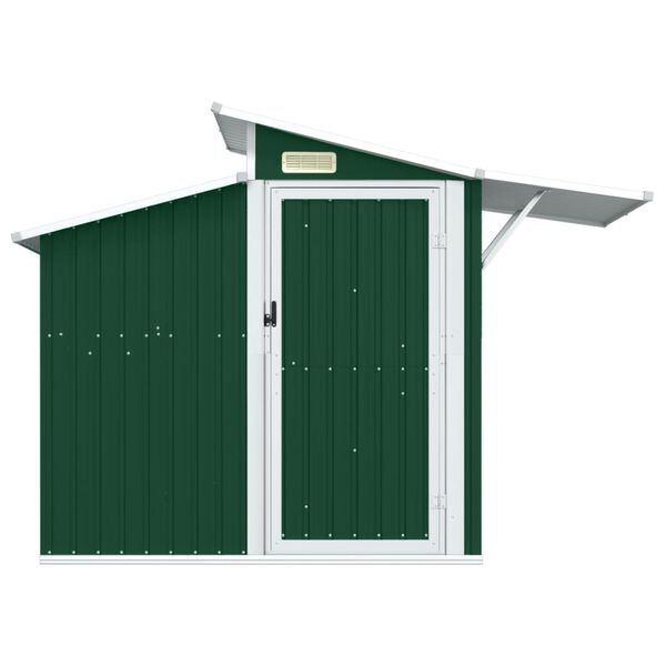 vidaXL Abri de Jardin Vert 270x130x208,5 cm Acier Galvanis&eacute;