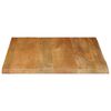 vidaXL Dessus de table &agrave; bord vivant 40x40x2,5 cm bois massif manguier
