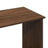 vidaXL Bureau chêne marron 102x50x75 cm bois d'ingénierie