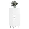 vidaXL Buffet Blanc brillant 34,5x34x90 cm Bois d'ing&eacute;nierie