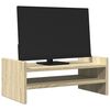 vidaXL Support de moniteur ch&ecirc;ne sonoma 50x27x20 cm bois d'ing&eacute;nierie