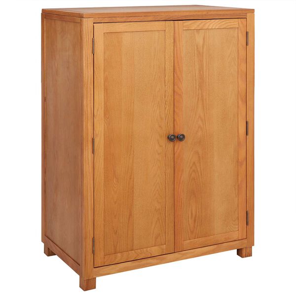 vidaXL Armoire avec stockage avec porte Marron Bois d'ing&eacute;nierie