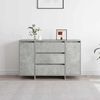 vidaXL Buffet Gris béton 120 x 41 x 75 cm Bois d'ingénierie