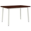 vidaXL Table &agrave; manger en bord vivant 110 x 55 x 75 cm
