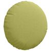 vidaXL Coussins de si&egrave;ge 2 pcs Vert clair &Oslash;30 x 13 cm tissu
