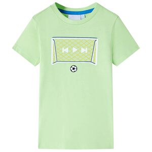 T-shirt pour enfants vert citron 140