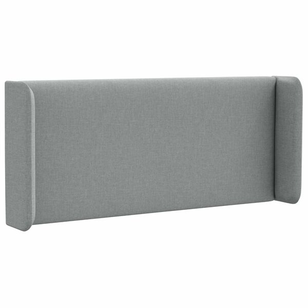 vidaXL Oreille de t&ecirc;te de lit Gris 40,5 x 40,5 x 4 cm tissu