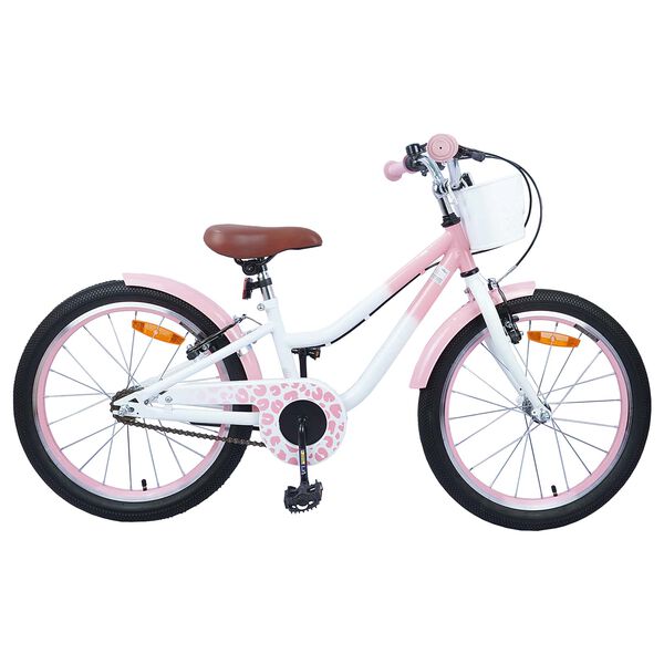 vidaXL V&eacute;lo pour Enfants 18 Pouces pour les 5-7 ans Rose clair