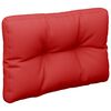 vidaXL Coussins de palette lot de 2 rouge tissu