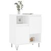 vidaXL Buffet Blanc 60x35x70 cm Bois d'ing&eacute;nierie