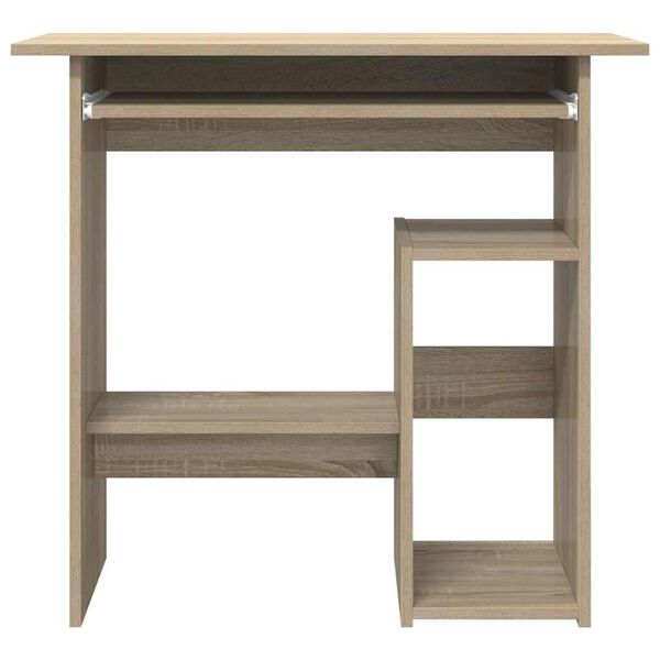 vidaXL Bureau Chêne sonoma 80x45x74 cm Bois d’ingénierie