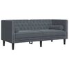 vidaXL Canap&eacute; Gris fonc&eacute; 174 x 74,5 x 70,5 cm Velours