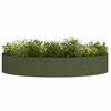 vidaXL Anneau de jardini&egrave;re Vert olive 120 x 120 x 20 cm
