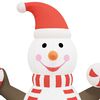 vidaXL Bonhomme de neige gonflable de Noël avec LED 630 cm