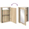 vidaXL Ensemble de mobilier de salle de bain avec &eacute;tag&egrave;re 3 pcs Marron