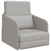 vidaXL Canap&eacute;-Lit Gris nuage 65 x 80 x 83 cm tissu