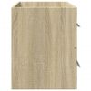 vidaXL Armoire de lavabo vieux bois 80x38,5x48 cm bois d'ing&eacute;nierie