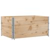 vidaXL Colliers de palette 3 pcs 120x80 cm bois de pin solide