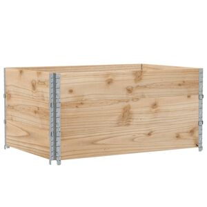 vidaXL Colliers de palette 3 pcs 120x80 cm bois de pin solide