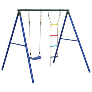 vidaXL Ensemble de balan&ccedil;oire d'ext&eacute;rieur avec balan&ccedil;oire et &eacute;chelle