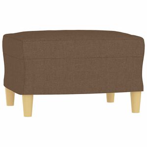 vidaXL Repose-pied Marron 60x50x41 cm Tissu