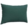 vidaXL Coussins de canap&eacute; 2 pcs Vert fonc&eacute; 60 x 40 cm tissu