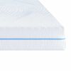 vidaXL Matelas Blanc 160 x 200 cm Tissu jacquard
