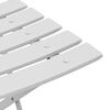 vidaXL Chaise de jardin pliante 2 pcs Blanc 42 x 46 x 82cm Acier