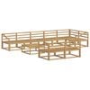 vidaXL Ensemble de canap&eacute;s d'ext&eacute;rieur 9 pc Blanc Bois d'Acacia Massif
