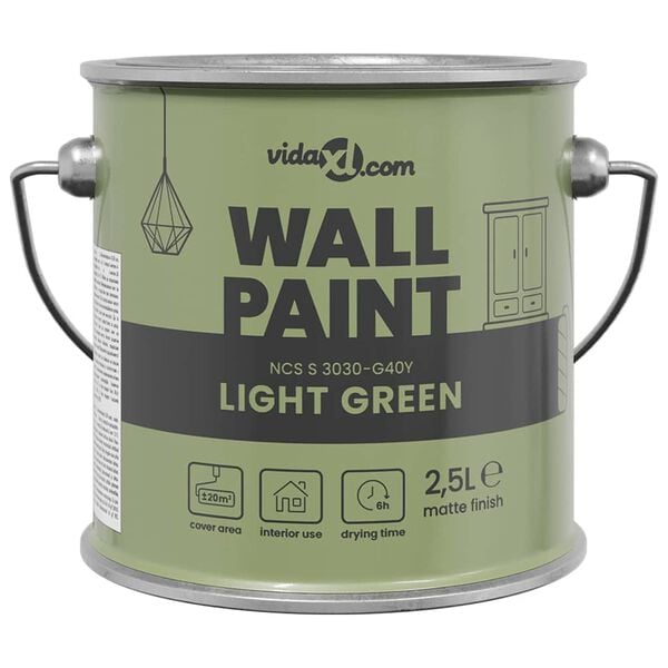 vidaXL Peinture murale Vert 16,5 x 16,5 x 16 cm Impression murale