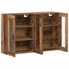 vidaXL Armoires Murailles 2 pcs Bois ancien 69,5 x 34 x 90 cm