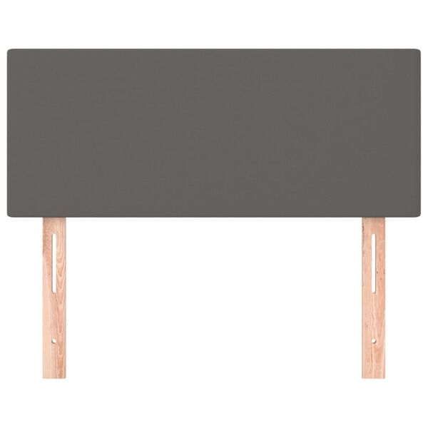 vidaXL Tête de lit Gris 80x5x78/88 cm Similicuir