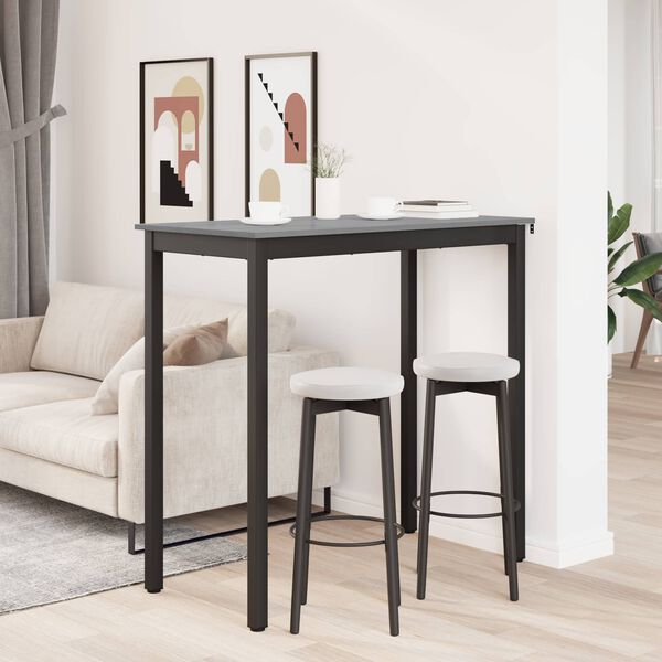 vidaXL Table de salle &agrave; manger / Table de repas Bois d'ing&eacute;nierie