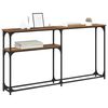 vidaXL TableConsole Bois ancien 145x22.5x75cm Bois d'ing&eacute;nierie