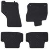 vidaXL Tapis de voiture 4 pi&egrave;ces Adapt&eacute; pour VW GOLF VIII MHEV 2020-