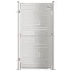 vidaXL Portail de jardin 100 x 175 cm en acier inoxydable