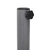 vidaXL Pied de parasol Aspect Bois Gris Foncé 48 x 48 x 32 cm
