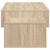 vidaXL Table basse Ch&ecirc;ne Sonoma 105 x 50 x 32,5 cm Bois d'ing&eacute;nierie