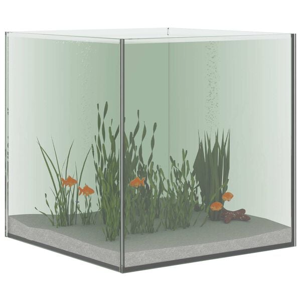 vidaXL Aquarium avec stockage Transparent 30 x 30 x 30 cm Verre