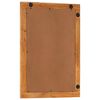 vidaXL Miroir salle de bain 50x70x2,5 cm bois massif d'acacia et verre