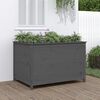 vidaXL Lit surélevé de jardin gris 119,5x82,5x78 cm bois de pin massif