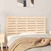 vidaXL T&ecirc;te de lit murale 146x3x63 cm Bois massif de pin