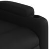 vidaXL Fauteuil inclinable de massage Noir Similicuir